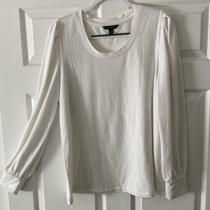 Classic White Puff Sleeve Blouse BR